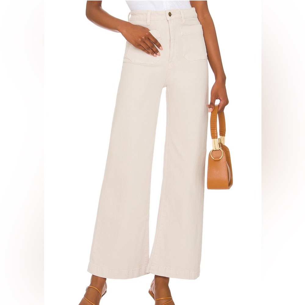 ROLLA’S Sailor Wide Leg Off White Jeans size 27